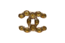 Load image into Gallery viewer, 極美品 CHANEL シャネル ココマーク ピアス 重量約3.8g A14P刻印 メタル レジン ゴールド クリアイエロー 両耳用 中古 4b000383