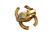 Load image into Gallery viewer, CHANEL シャネル ヴィンテージ ココマーク イヤリング 重量約10.5g 1988年製 23刻印 ゴールド メタル 両耳用 美品 中古 4b000391