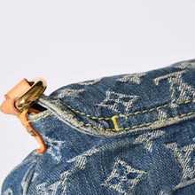 Load image into Gallery viewer, LOUIS VUITTON ルイヴィトン ミニプリーティ ワンショルダーバッグ M95050 モノグラム デニム インディゴブルー 美品 中古 4a000405
