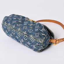 Load image into Gallery viewer, LOUIS VUITTON ルイヴィトン ミニプリーティ ワンショルダーバッグ M95050 モノグラム デニム インディゴブルー 美品 中古 4a000405