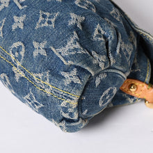 Load image into Gallery viewer, LOUIS VUITTON ルイヴィトン ミニプリーティ ワンショルダーバッグ M95050 モノグラム デニム インディゴブルー 美品 中古 4a000405