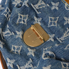 Load image into Gallery viewer, LOUIS VUITTON ルイヴィトン ミニプリーティ ワンショルダーバッグ M95050 モノグラム デニム インディゴブルー 美品 中古 4a000405