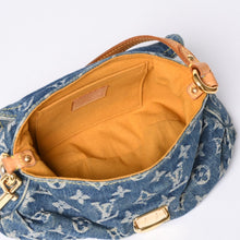 Load image into Gallery viewer, LOUIS VUITTON ルイヴィトン ミニプリーティ ワンショルダーバッグ M95050 モノグラム デニム インディゴブルー 美品 中古 4a000405