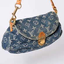 Load image into Gallery viewer, LOUIS VUITTON ルイヴィトン ミニプリーティ ワンショルダーバッグ M95050 モノグラム デニム インディゴブルー 美品 中古 4a000405