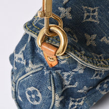 Load image into Gallery viewer, LOUIS VUITTON ルイヴィトン ミニプリーティ ワンショルダーバッグ M95050 モノグラム デニム インディゴブルー 美品 中古 4a000405