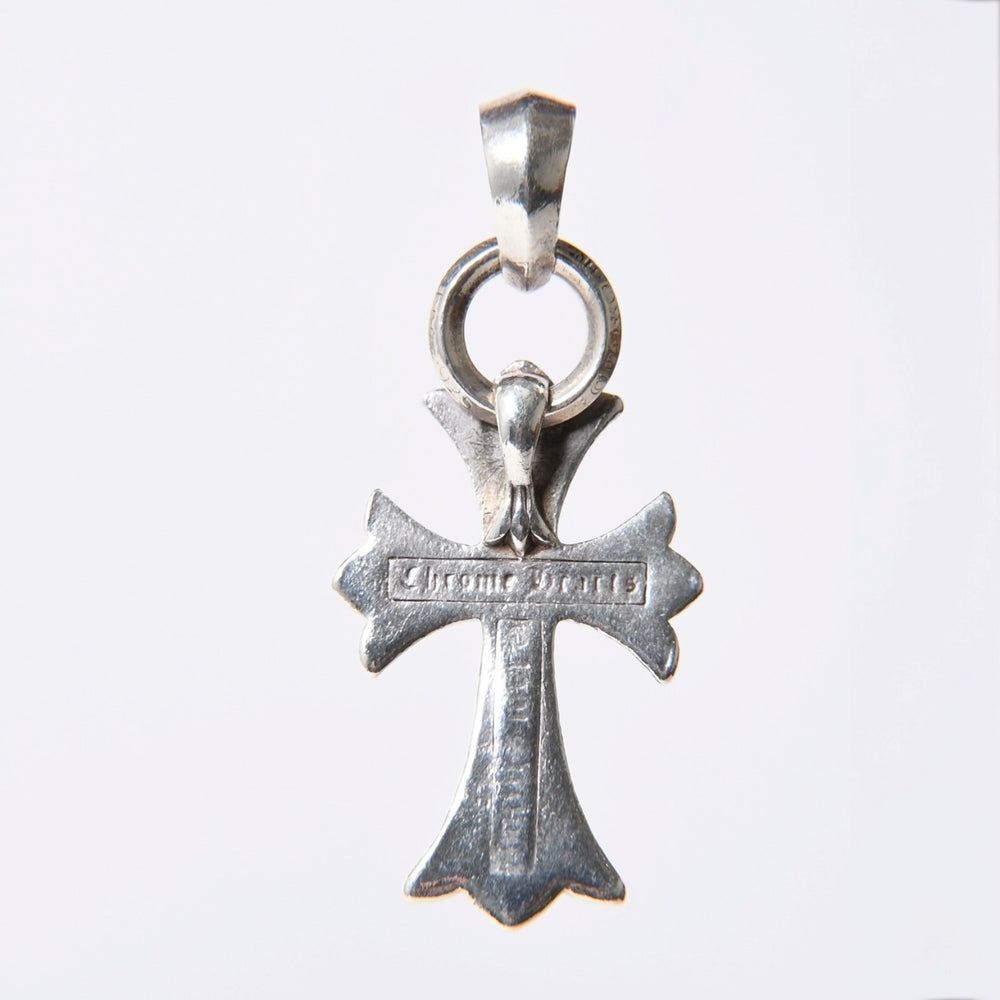 CHROME HEARTS CH CRS SML W/BALE Small CH Cross W Bale Pendant Top Charm Weight Approx. 23.9g Good Condition Used 4a000312