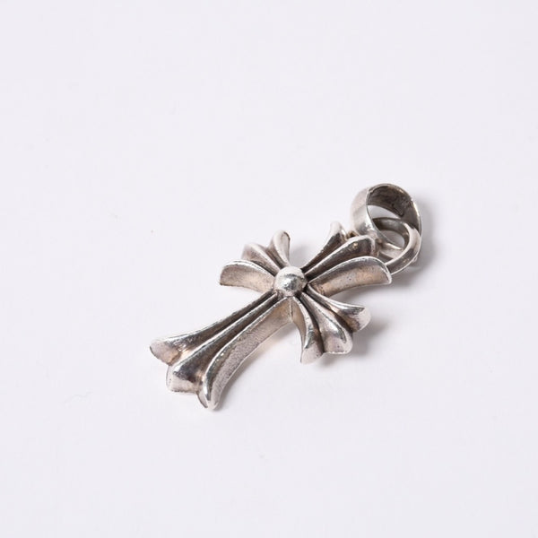 CHROME HEARTS CH CRS SML W/BALE Small CH Cross W Bale Pendant Top Charm Weight Approx. 23.9g Good Condition Used 4a000312