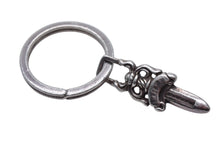 画像をギャラリービューアに読み込む, CHROME HEARTS クロムハーツ ダガー キーリング キーホルダー 重量約10.9g シルバー925 良品 中古 4b000410