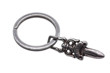 画像をギャラリービューアに読み込む, CHROME HEARTS クロムハーツ ダガー キーリング キーホルダー 重量約10.9g シルバー925 良品 中古 4b000410