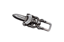 画像をギャラリービューアに読み込む, CHROME HEARTS クロムハーツ ダガー キーリング キーホルダー 重量約10.9g シルバー925 良品 中古 4b000410