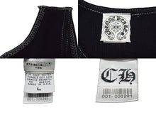 画像をギャラリービューアに読み込む, CHROME HEARTS クロムハーツ ヴァインダガープリントタンクトップ コットン ブラック イエローサイズL 美品 中古 4b000412 正規品
