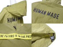 Load image into Gallery viewer, 新品未使用 HUMAN MADE ヒューマンメイド ANORAK PARKA アノラックパーカー HM29JK029 OLIVEDRAB カーキ ナイロン サイズL 中古 4b000413