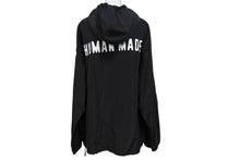 画像をギャラリービューアに読み込む, 新品同様 HUMAN MADE ヒューマンメイド ANORAK PARKA アノラックパーカー HM29JK029 ブラック ブルー ホワイト サイズL 中古 4b000415