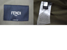 画像をギャラリービューアに読み込む, FENDI フェンディ コート モッズコート ジャケット ヴィンテージ CA03928892 コットン カーキ イタリア製 サイズ50 美品 中古 4b000416