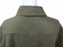 画像をギャラリービューアに読み込む, FENDI フェンディ コート モッズコート ジャケット ヴィンテージ CA03928892 コットン カーキ イタリア製 サイズ50 美品 中古 4b000416