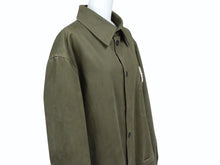 画像をギャラリービューアに読み込む, FENDI フェンディ コート モッズコート ジャケット ヴィンテージ CA03928892 コットン カーキ イタリア製 サイズ50 美品 中古 4b000416