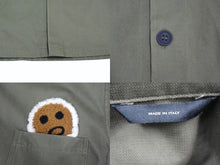 画像をギャラリービューアに読み込む, FENDI フェンディ コート モッズコート ジャケット ヴィンテージ CA03928892 コットン カーキ イタリア製 サイズ50 美品 中古 4b000416