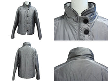 Load image into Gallery viewer, 新品未使用 CHANEL シャネル ナイロン ダウン ジャケット P57416V43354 サイズ38 リバーシブル ココマーク ネイビー グレー 中古 4b000419