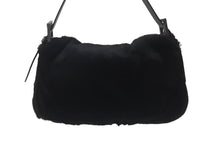 Load image into Gallery viewer, 極美品 FENDI フェンディ マンマバケット ワンショルダーバッグ 26424 ファー レザー ブラック金具 中古 4b000421