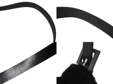 Load image into Gallery viewer, 極美品 FENDI フェンディ マンマバケット ワンショルダーバッグ 26424 ファー レザー ブラック金具 中古 4b000421