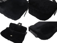 Load image into Gallery viewer, 極美品 FENDI フェンディ マンマバケット ワンショルダーバッグ 26424 ファー レザー ブラック金具 中古 4b000421