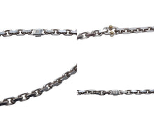 画像をギャラリービューアに読み込む, TIFFANY&amp;Co. ティファニー メイカーズ ネックレス 重量約66.1g 全長約61.5cm Ag925/Au750刻印 1837コレクション 美品 中古 4b000424