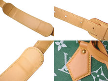 画像をギャラリービューアに読み込む, 新品同様 LOUIS VUITTON ルイヴィトン モノグラム スピーディ P9 バンドリエール 50 M46991 ヴェール カーフレザー グリーン 中古 4b000428