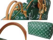 画像をギャラリービューアに読み込む, 新品同様 LOUIS VUITTON ルイヴィトン モノグラム スピーディ P9 バンドリエール 50 M46991 ヴェール カーフレザー グリーン 中古 4b000428