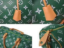 画像をギャラリービューアに読み込む, 新品同様 LOUIS VUITTON ルイヴィトン モノグラム スピーディ P9 バンドリエール 50 M46991 ヴェール カーフレザー グリーン 中古 4b000428