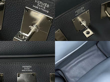 画像をギャラリービューアに読み込む, 新品未使用 エルメス HERMES アッカドPM W刻印 ワンショルダーバッグ グリミスティ トゴ 新型 シルバー金具 中古 4b000447