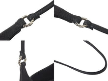 画像をギャラリービューアに読み込む, 極美品 CHROME HEARTS クロムハーツ VIV ダガー ワンショルダーバッグ スクロールロゴ シルバー925 レザー ブラック 中古 4b000450