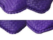 画像をギャラリービューアに読み込む, 新品同様 BOTTEGA VENETA ボッテガヴェネタ イントレチャート ホーボー ワンショルダーバッグ ミデュアム パープル B012665O6Z 中古 4b000461