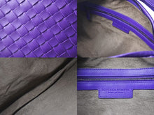 画像をギャラリービューアに読み込む, 新品同様 BOTTEGA VENETA ボッテガヴェネタ イントレチャート ホーボー ワンショルダーバッグ ミデュアム パープル B012665O6Z 中古 4b000461
