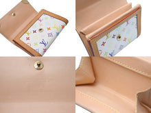 画像をギャラリービューアに読み込む, LOUIS VUITTON ルイヴィトン ポルトモネ プラ コインケース 小銭入れ M92657 モノグラム マルチカラー ホワイト 村上隆 美品 中古 4b004646