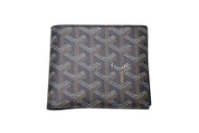 画像をギャラリービューアに読み込む, 極美品 GOYARD ゴヤール 二つ折り財布 サン フロランタン ヘリンボーン STFLO2PMLTY01CL01P ブラック シルバー金具 中古 4b000467