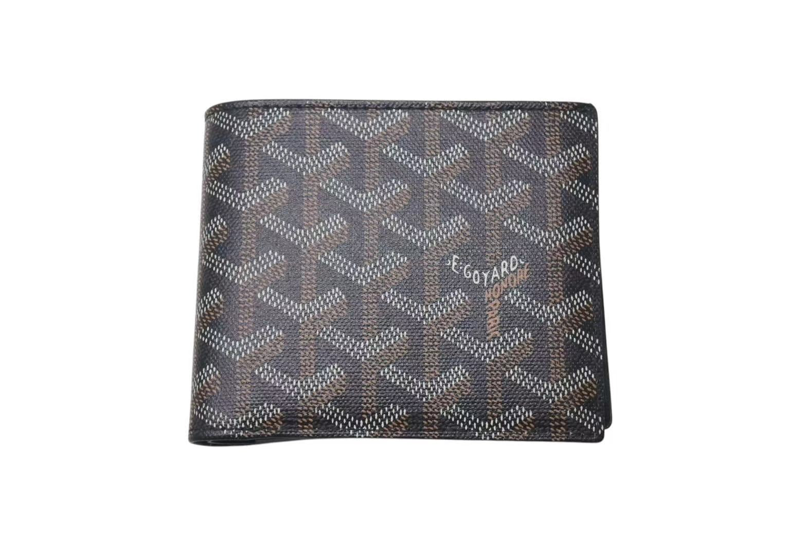 【超極美品】GOYARD サンフロランタン　二つ折り財布　ヘリンボーン　ブラック 極美品 GOYARD ゴヤール 二つ折り財布 サン フロランタン ヘリンボーン