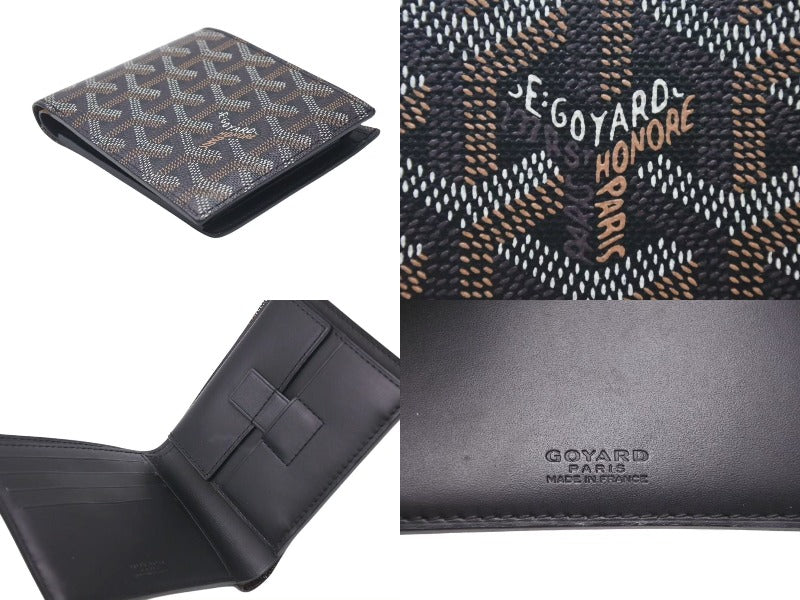 極美品 GOYARD ゴヤール 二つ折り財布 サン フロランタン ヘリンボーン