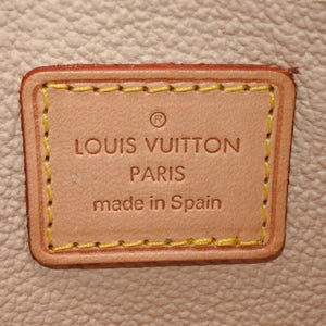 Like new LOUIS VUITTON Pochette Cosmetic PM Pouch M47515 Monogram Brown Gold hardware Used 4a000843
