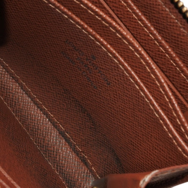 Very good condition LOUIS VUITTON Zippy coin purse M60067 Monogram canvas Gold hardware Brown Used 4a000885