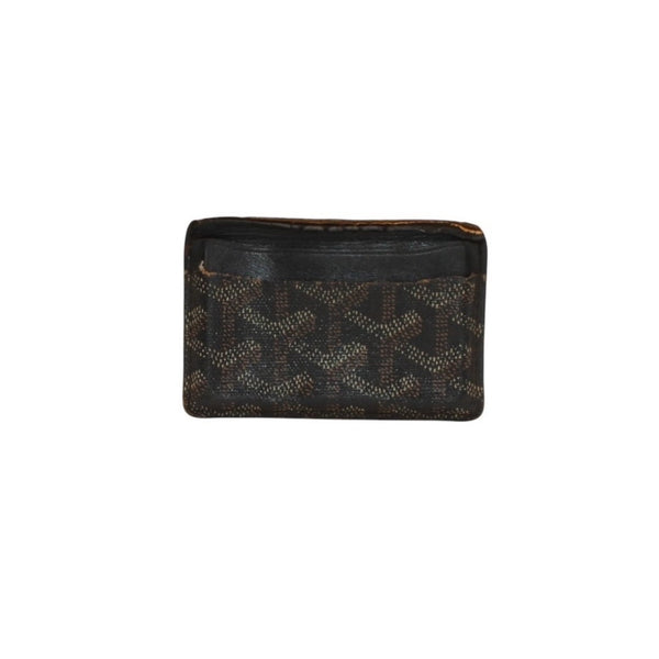 GOYARD ゴヤ―ル Saint Sulpice サンシュルピス Card Case カードケース Black ブラック 良品 中古 4a000459