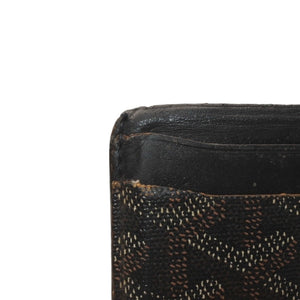 GOYARD ゴヤ―ル Saint Sulpice サンシュルピス Card Case カードケース Black ブラック 良品 中古 4a000459