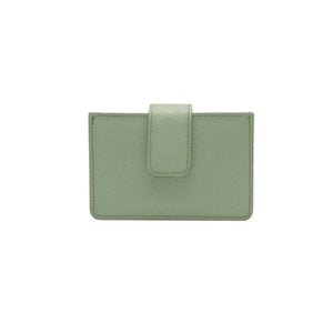 PRADA プラダ カードケース 1MC211 アコーディオンタイプ フージー シルバー金具 レザー 美品 中古 4a000285