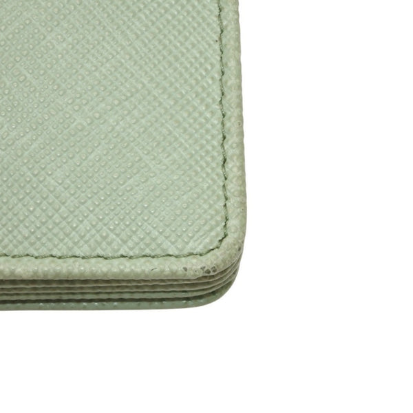 PRADA プラダ カードケース 1MC211 アコーディオンタイプ フージー シルバー金具 レザー 美品 中古 4a000285