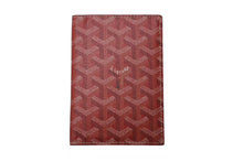 Load image into Gallery viewer, 新品未使用 GOYARD ゴヤール グルネル パスポートケース パスケース GRENELPMLTY01CL01X PVC レザー レッド 中古 4b000473