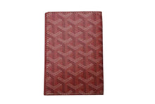 Load image into Gallery viewer, 新品未使用 GOYARD ゴヤール グルネル パスポートケース パスケース GRENELPMLTY01CL01X PVC レザー レッド 中古 4b000473