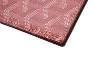 Load image into Gallery viewer, 新品未使用 GOYARD ゴヤール グルネル パスポートケース パスケース GRENELPMLTY01CL01X PVC レザー レッド 中古 4b000473