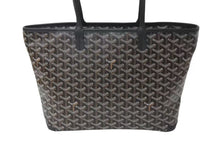 Load image into Gallery viewer, 新品同様 GOYARD ゴヤール アルトワMM トートバッグ ハンドバッグ コーティングキャンバス レザー ブラック 中古 4b000475