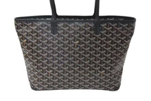 Load image into Gallery viewer, 新品同様 GOYARD ゴヤール アルトワMM トートバッグ ハンドバッグ コーティングキャンバス レザー ブラック 中古 4b000475