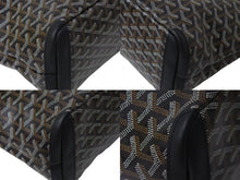 Load image into Gallery viewer, 新品同様 GOYARD ゴヤール アルトワMM トートバッグ ハンドバッグ コーティングキャンバス レザー ブラック 中古 4b000475