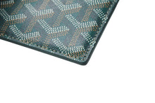 画像をギャラリービューアに読み込む, 新品同様 GOYARD ゴヤール サンシュルピス カードケース グリーン STSULPPMLTY08CL08X ロゴ 小物 カーフスキン 中古 4b000477
